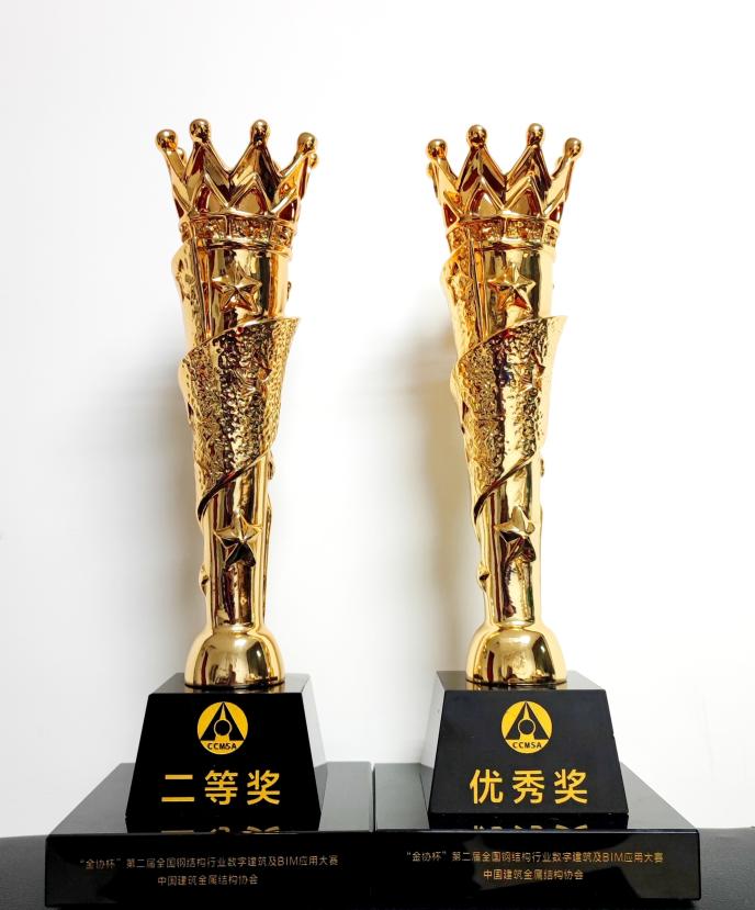 大阳城娱乐在线平台获“金协杯”第二届 BIM 应用大赛奖项